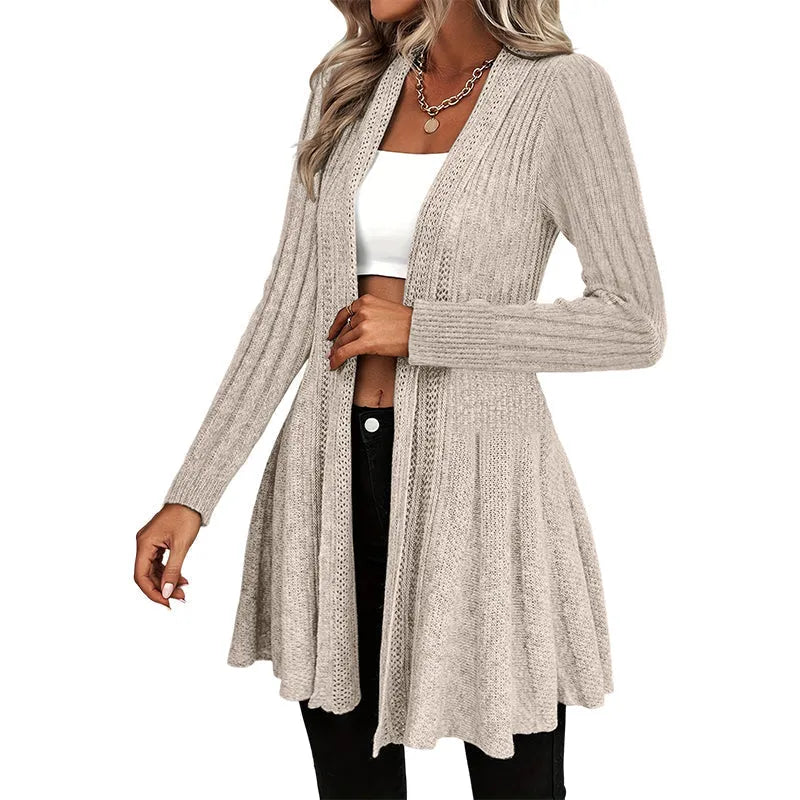 Women's Textured Open-Front Cardigan DAYLIGHT GRACE
