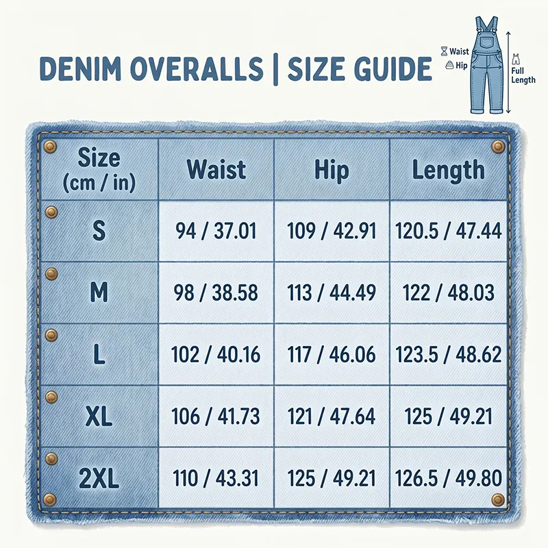 Women's Relaxed Denim Overalls with Pockets DAYLIGHT GRACE