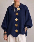 Elara Oversized Button Knit Cardigan DAYLIGHT GRACE