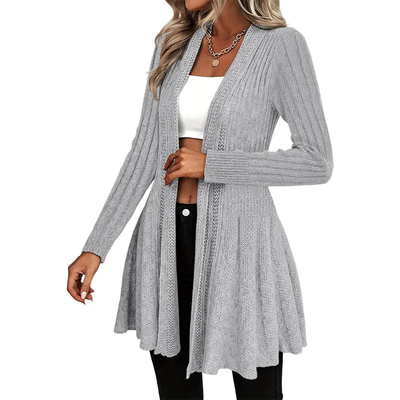 Women's Textured Open-Front Cardigan DAYLIGHT GRACE