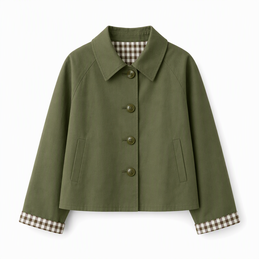 Women's Casual Long Sleeve Single Breasted Autumn Winter Coat DAYLIGHT GRACE