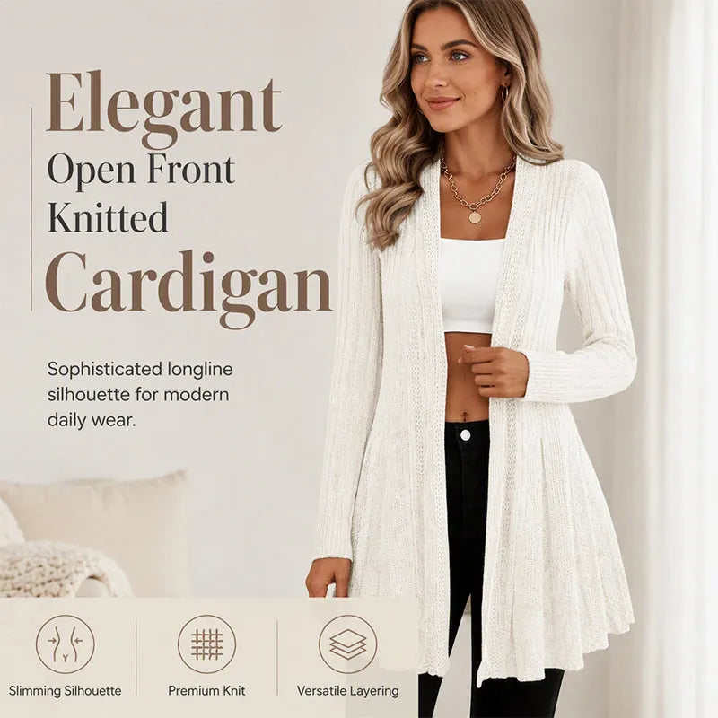 Women's Textured Open-Front Cardigan DAYLIGHT GRACE