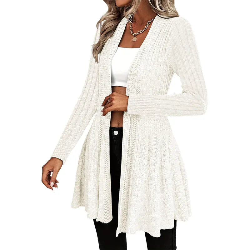 Women's Textured Open-Front Cardigan DAYLIGHT GRACE