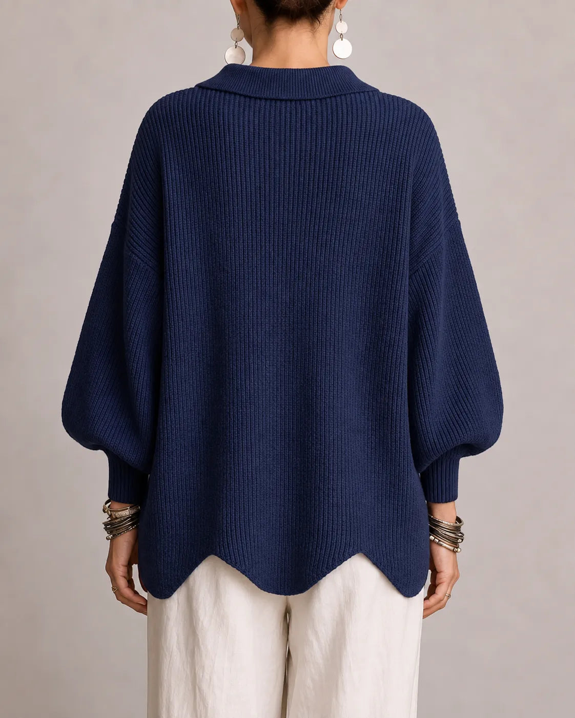 Elara Oversized Button Knit Cardigan DAYLIGHT GRACE