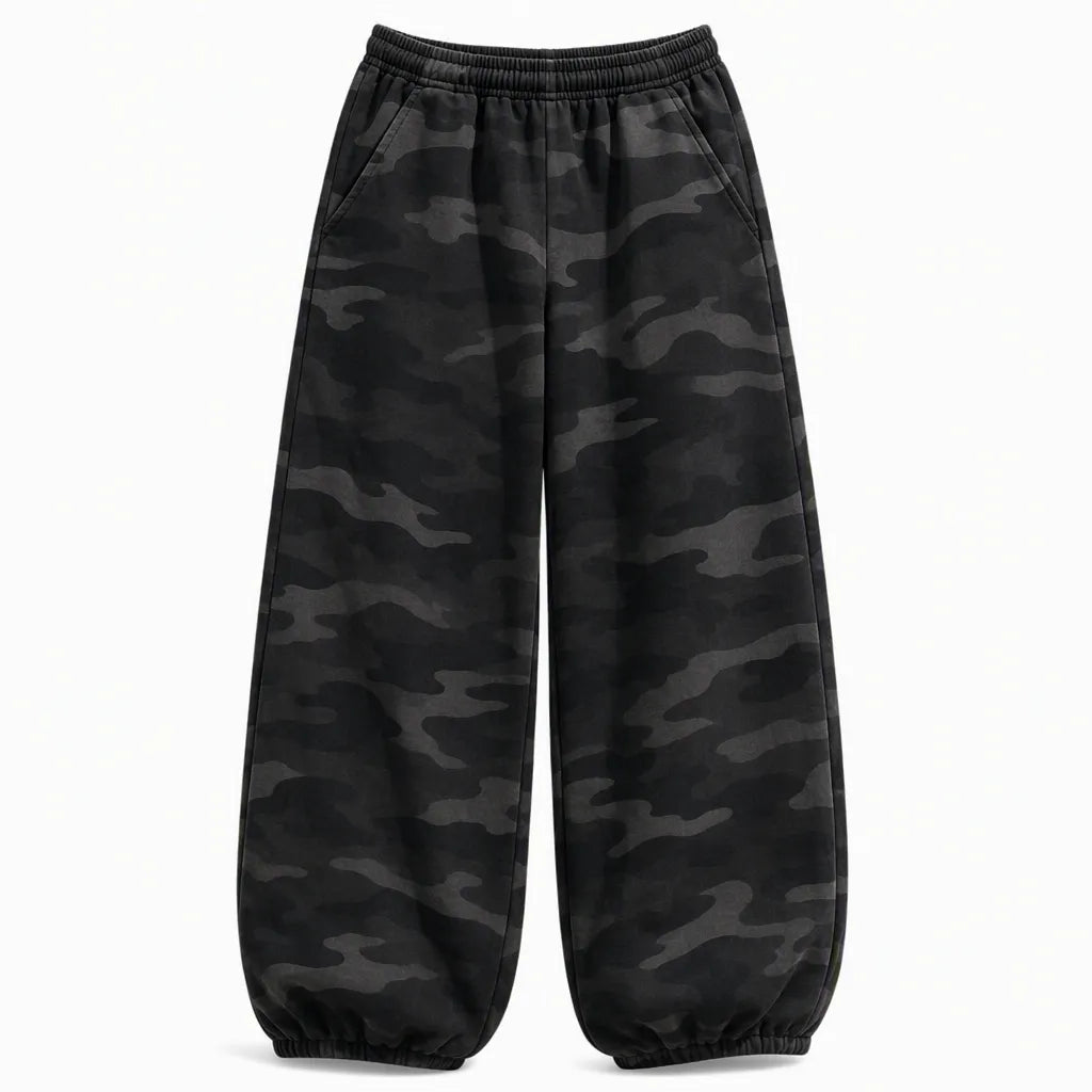 Women's Vintage-Wash Wide-Leg Sweatpants DAYLIGHT GRACE